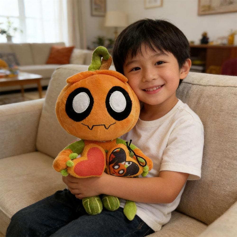 Nuovissimo Peluche Zucca Giocattolo Morbido Bambola Carina da Collezione per Regalo di San Valentino Ideale per Coppie E Amici