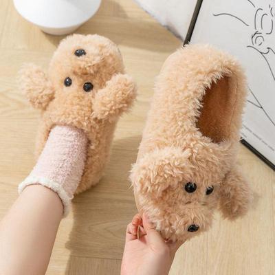 Pantofole di Cotone Peluche Cixi - Calde, Antiscivolo, Calzature da Interno per Uomo e Donna, Perfette per Autunno e Inverno.