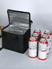 Isolierte Picknicktasche, leicht zu transportieren, für Getränke (Bier), Thermos-Kühltasche aus Aluminiumfolie, ideal für Picknicks, Lunchboxen und Bento-Boxen im Freien. Praktische Anwendung.