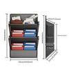 Wall-Mounted Fabric Shoe and Sundries Organizer