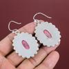 Thulite Earring 925 Sterling Silver Earring Handmade Jewelry Genuine Gemstone Earring Thulite Jewelry Designer Earrings Anniversary Gifts