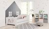 Loni White Bookcase 2x3