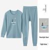 Men's Cotton Thermal Underwear Set for Autumn & Winter – Youth Round Neck Antibacterial