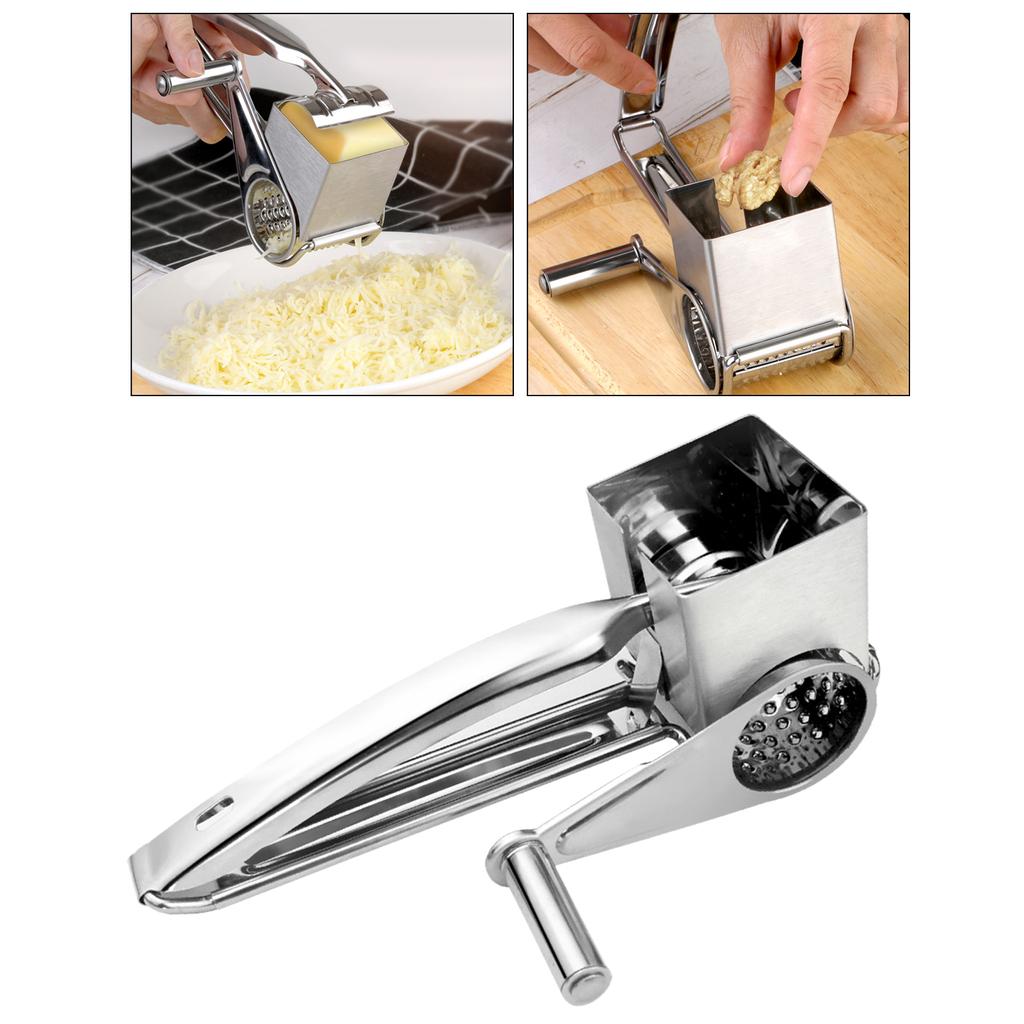 Hand Crank Cheese Grater Nuts Walnuts Peanut Ginger Garlic Crusher