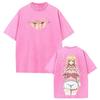 Anime My Dress-Up Darling T-shirt Marin Cute Printed Washed T Shirt Men Women Clothing Summer Short Sleeve Cotton Tees Tops