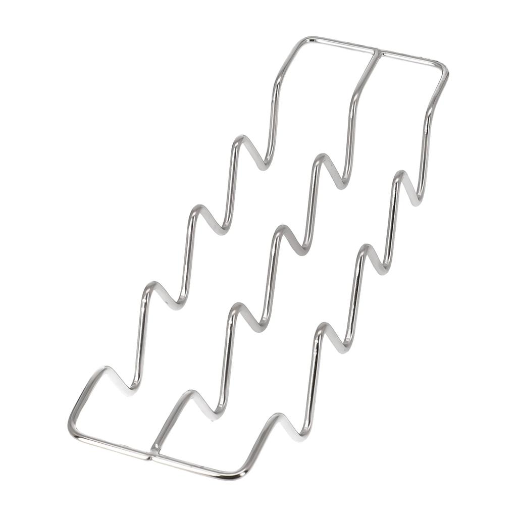 Taco Shell Taco Rack Kitchen Anti Rust Gap Design Heat Resistant Design Sliver Stainless Steel 24x7cm 27x7.3 Outings