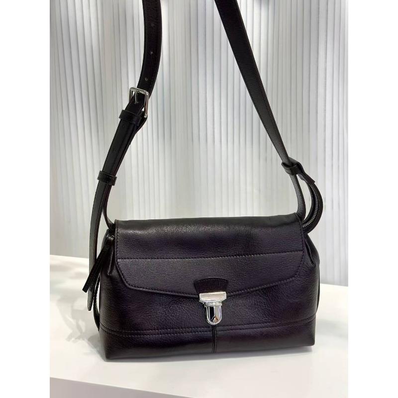 

Tree paste bark mail carrier bag first layer cowhide locomotive flip tooling underarm bag niche leather crossbody shoulder bag 25*15*10cm темно-коричневого кольору