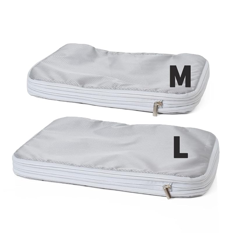 

[ wakiyaku ] for travel compression bag travel pouch clothing storage bag (M size + L size)