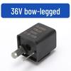 Motorcycle 12V/24V-72V Two-Pin Electric Vehicle Turn Signal Relay.