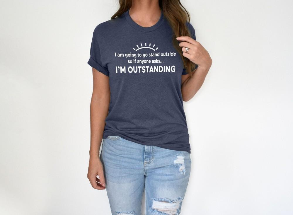I am outstanding Graphic Cotton T Shirt Short