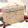 1 stuk schattige roze en witte make-uptas met chevronprint en handvat - Duurzame, draagbare reis-make-up organizer met meerdere vakken voor damescosmetica