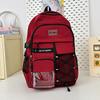 High School Students Reduce the Burden of Spine Protection Middle School Students Schoolbag Large Capacity Simple Casual Backpack Tide