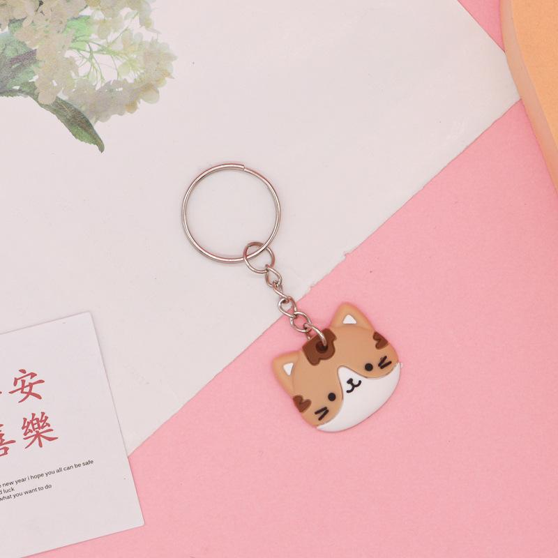 Cartoon Silicone Keychain Keyring - Soft PVC Rubber Key Hanger