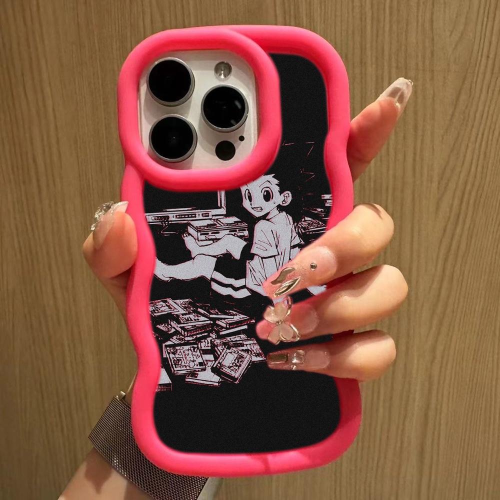 Ae82 Hunter X Hunter Anime Art Huse de protecție pentru telefon pentru Samsung S24 Plus S23 Ultra A14 A55 A06 Honor X9b Motorola OnePlus Big Wave TPU Husă din spate