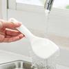 Nonstick Stand-Up Rice Spoon With Automatic Open Dust Cover Heat Resistant Serving Spoon Rice Paddle