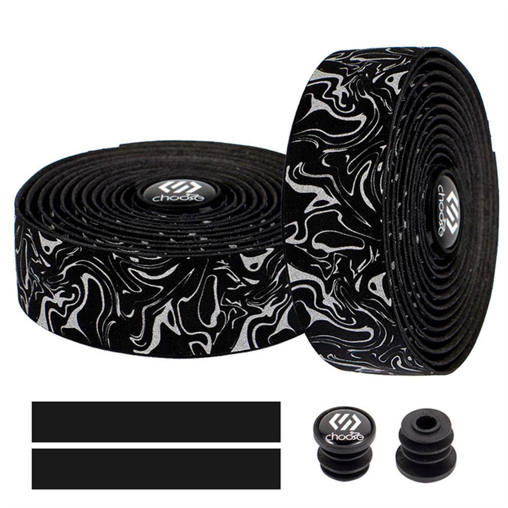 Accessories Cycling Accessories Wrap Handle Tape Bike Strap Bicycle Handlebar Tape Handle Bar Tapes Black sliver