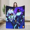 Robot Murder Drones V Uzi  Blanket Quality Super Warm  Bedding Throws Winter Airplane Travel Couch Chair Comfortable Bedspread