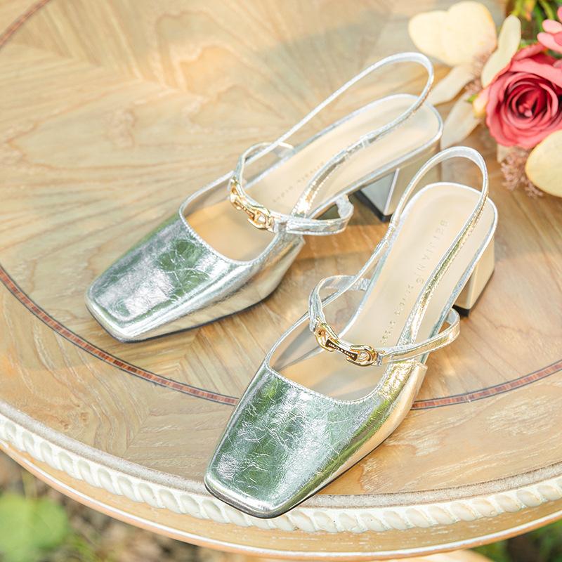 

туфли на толстом каблуке с квадратным носком, женские туфли на высоком каблуке, на среднем каблуке, из овчины, с ремешком на пятке, туфли Мэри Джейн с сандалиями 39