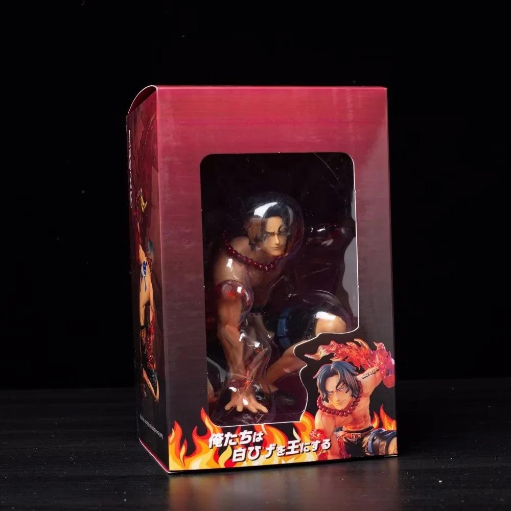Anime One Piece Portgas D Ace Battle Ver. PVC Action Figure Game Statue Collectible Model Kids Toys Doll Gifts 16cm