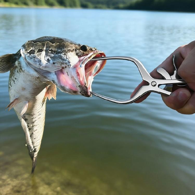Anglers Essential Stainless Steel Fish Mouth Spreader Fishes Lip Grabber Fish Mouth Opener For Effective Hook Retrieval