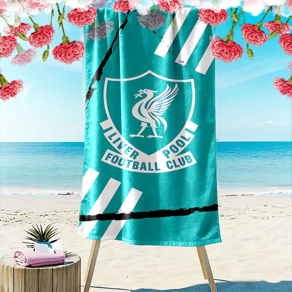 Asciugamano Football Club Liverpool Un asciugamano da spiaggia indispensabile per i viaggi al mare