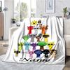 Custom Name Sprunki Theme Printed Blanket - Perfect for Couch, Bed, Travel & Outdoor Use | Machine Washable, Cozy & Durable.