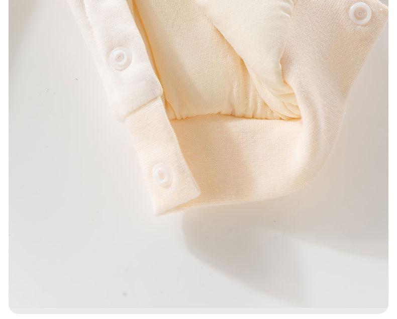 Dicker gesteppter Baumwoll-Kapuzen-Neugeborenen-Body für Jungen & Mädchen