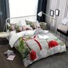 2/3-teiliges Bettbezug-Set mit Weihnachtsmotiv, Dekoratives Bettwäsche-Set mit Weihnachtsbaum- und Geschenkdruck, Weicher, bequemer Bettbezug, für Schlafzimmer