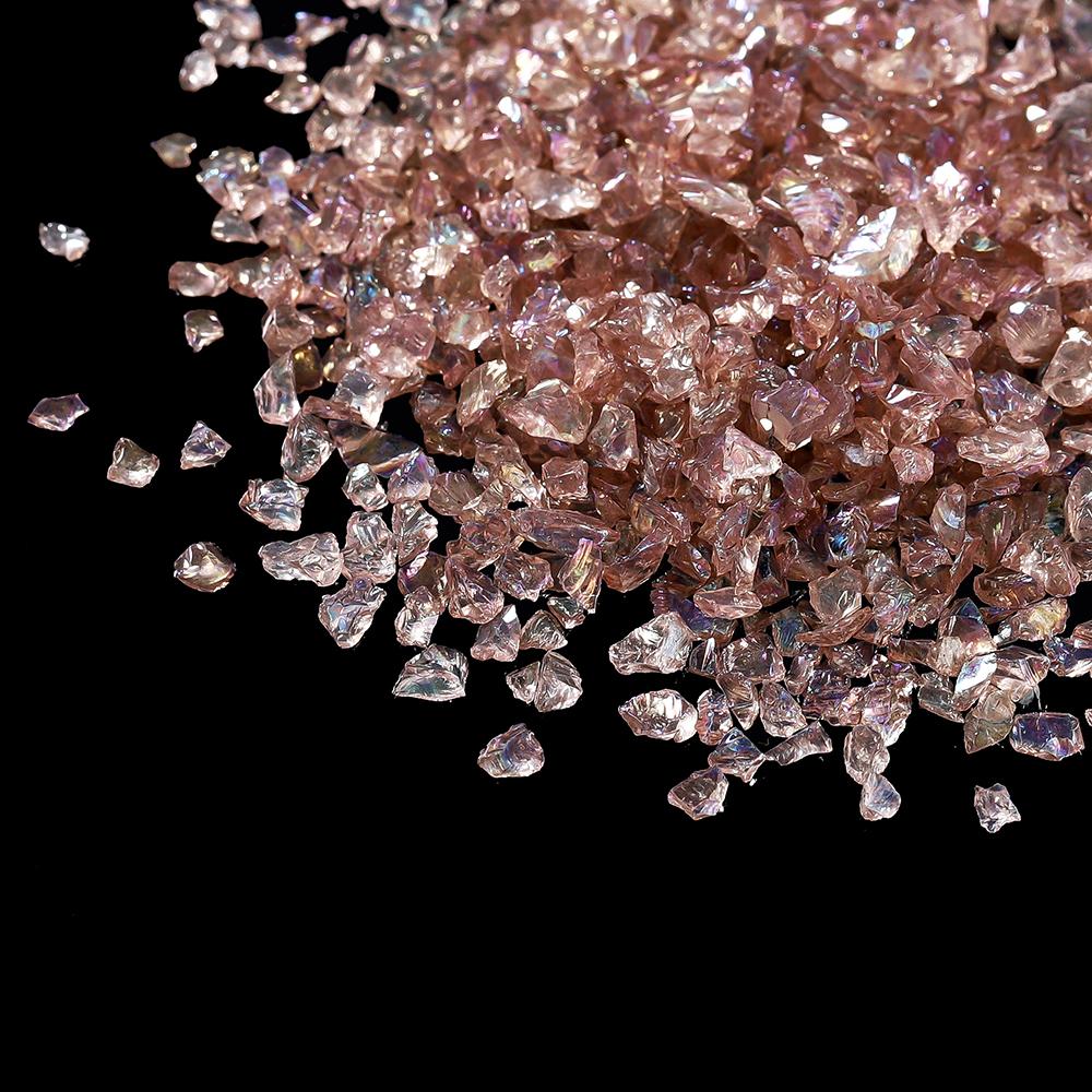 20/50g Glass Crushed Stone Irregularity Crystal Gravel Filling For DIY Epoxy Resin Mold Filler Crafts Decorative Nail Art Filler