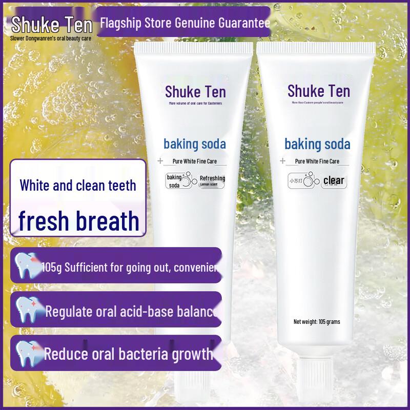Shuke Lemon Fresh Whitening Toothpaste with Baking Soda