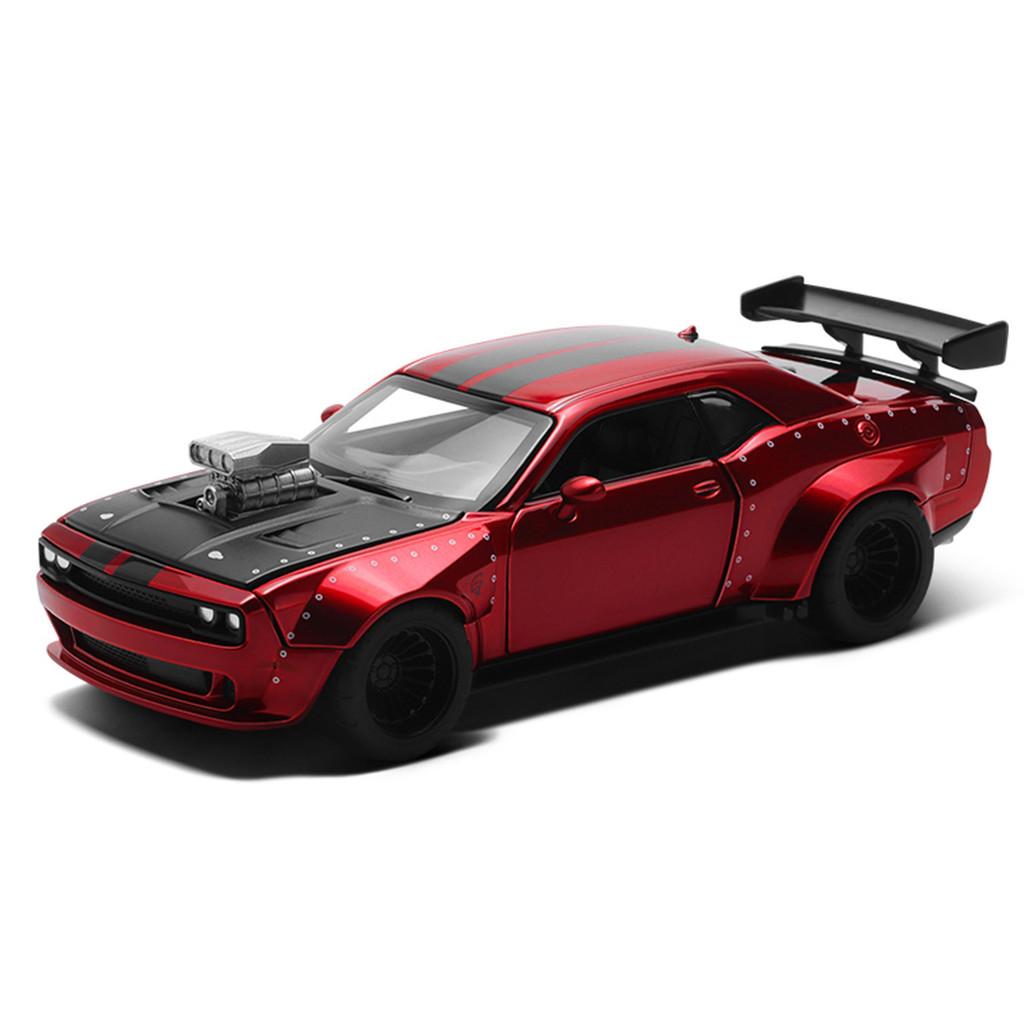 

Challenger Alloy Simulation Srt Hellcat Sports Car Assembled Model Toy