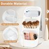 Desktop Cosmetic Organizer Makeup Brush Holder Large Capacity Countertop Storage Rack Suitable for Vanity Bathroom Bedroom and Office Desk Makeup Tool