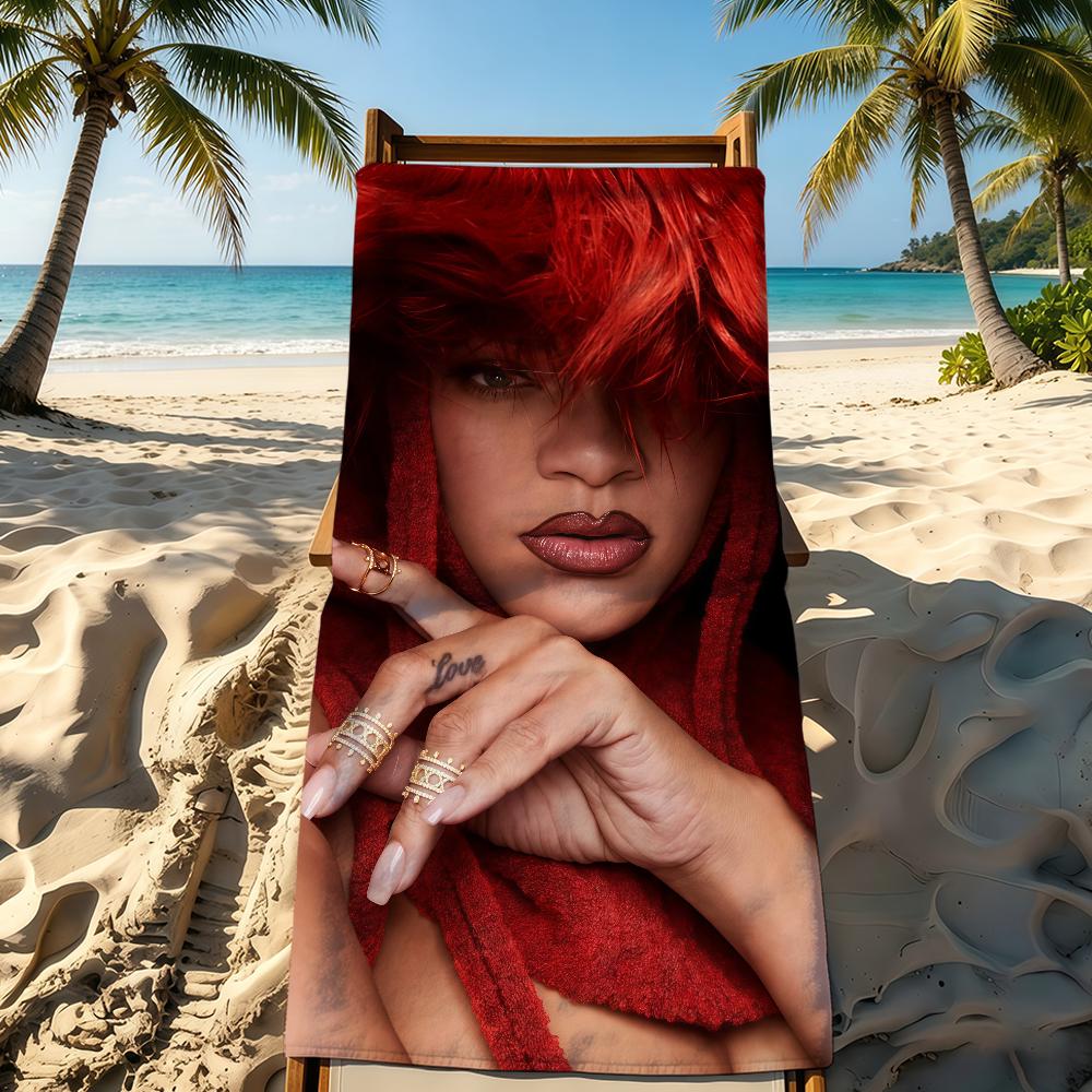 Hot Singer R-RIHANNA-ES Towel For Outdoor Camping Beach Towel Super Absorbent Quick-Drying Summer Towel