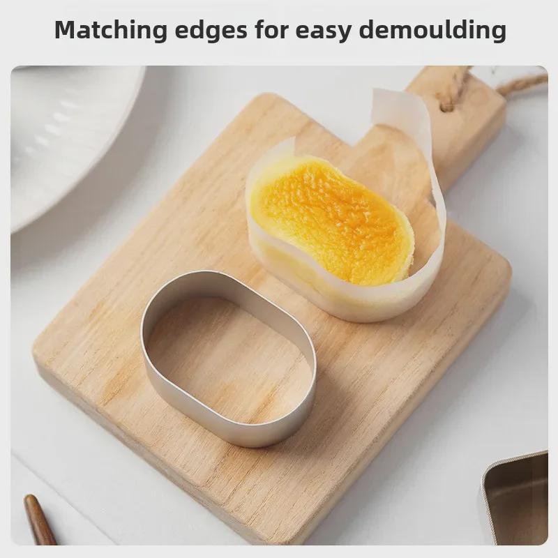 Polovařená oválná forma na cheesecake s okrajem z olejového papíru