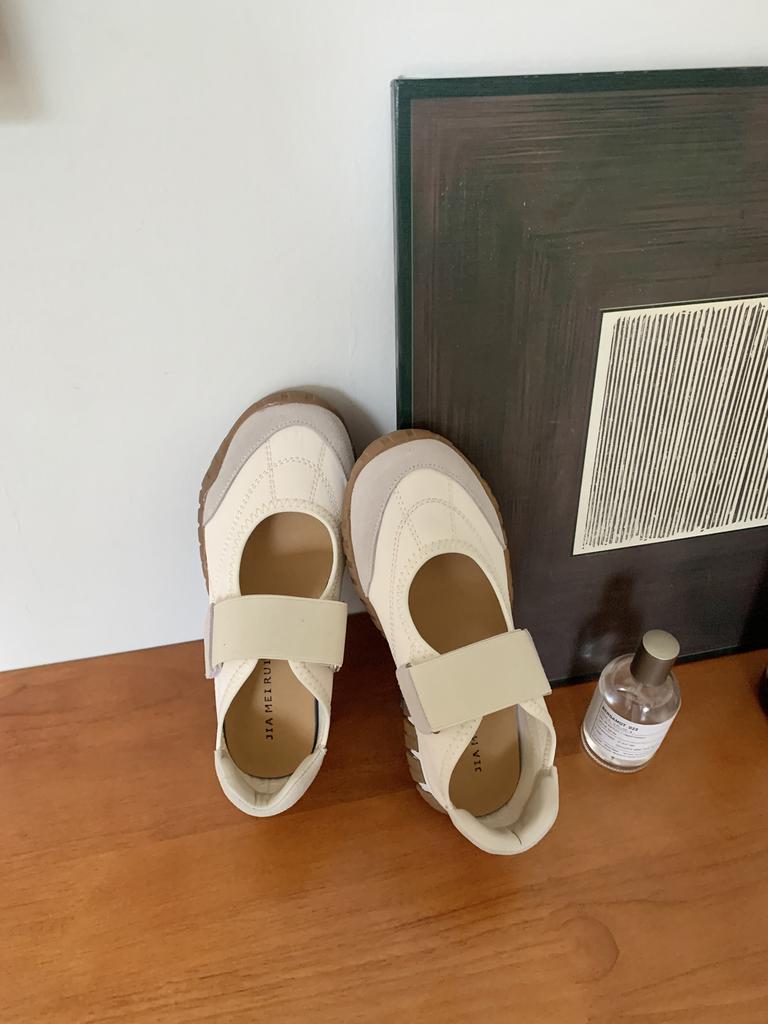 Velcro Mary Jane Shoes 2025 Spring and Summer New Plume Air German Training Shoes 2.5cm Platform Fashion Casual Shoes