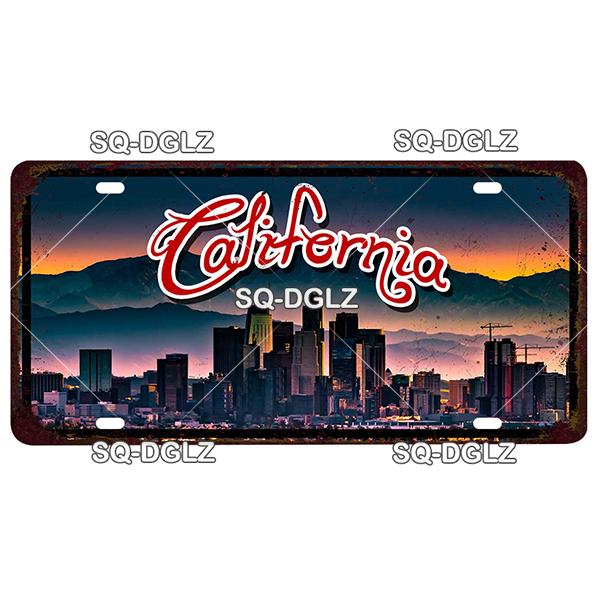 

[SQ-DGLZ] Американський міський номерний знак. Металева вивіска. Вінтажна табличка. Олов’яна вивіска. Настінний декор для бару, пабу. Табличка. Ремісничий сільський плакат. 15x30cm(5.9x7.8inch)