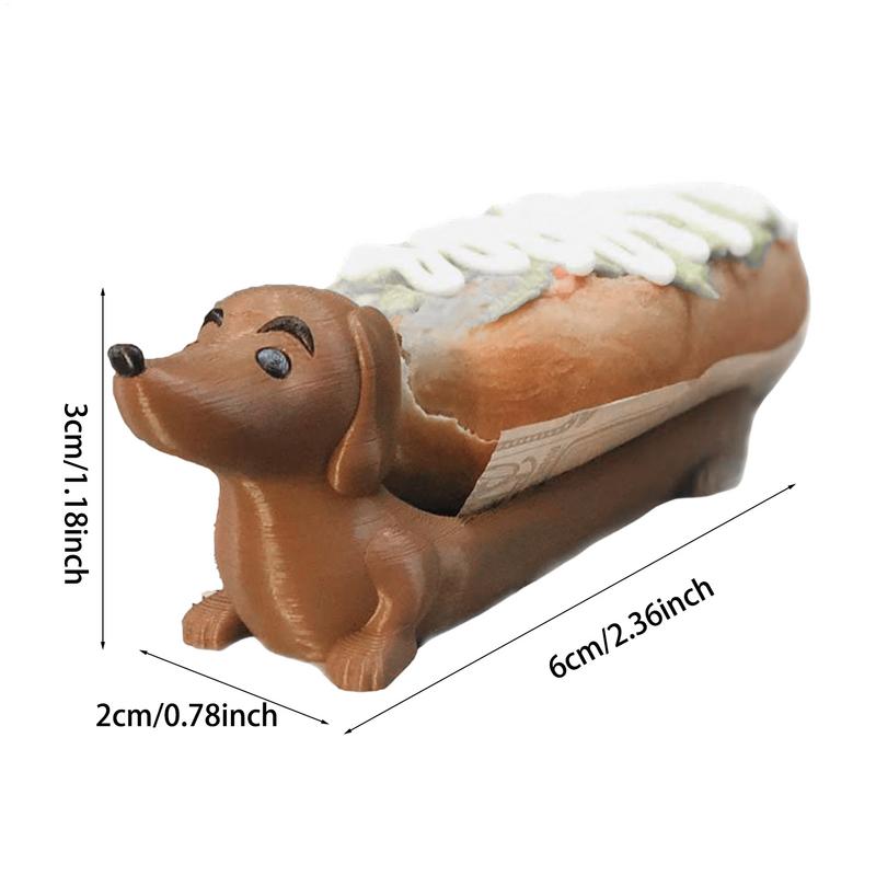 1PC Dachshund Tray Funny Hot Dogs Sushi Serving Tray Candy Dish Dachshund Dinner Plate Cute Shaped Sandwiches Puppy Dinnerplate