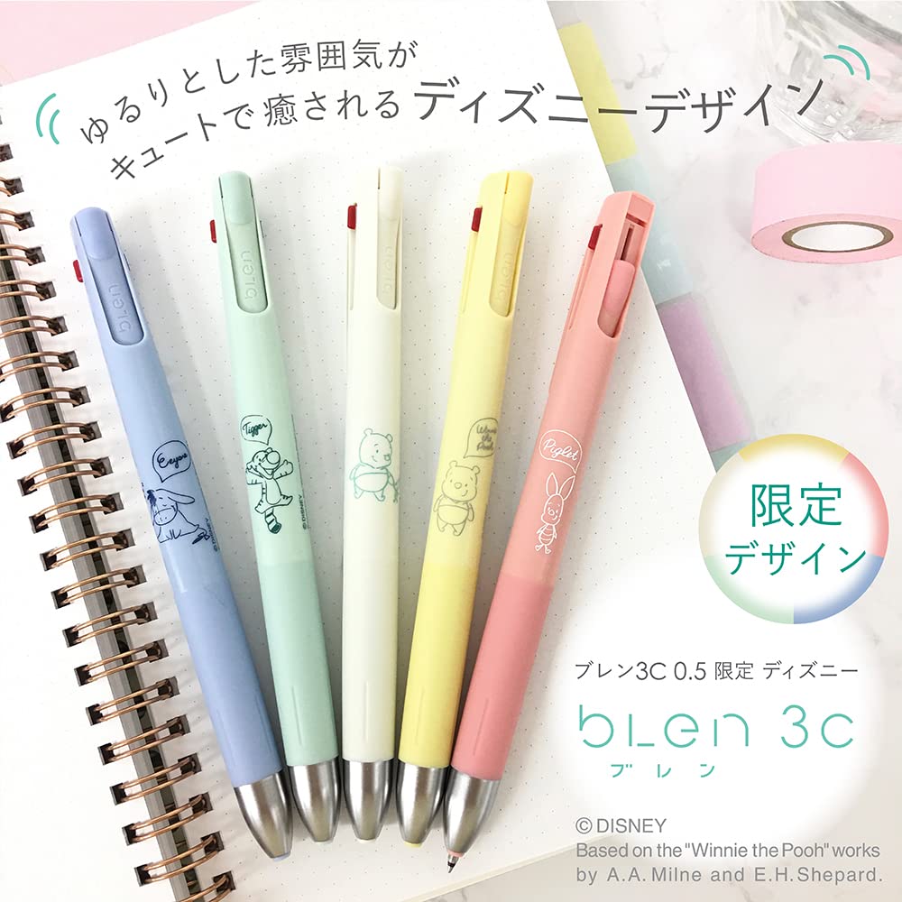 Zebra Multicolor Ballpoint Pen Blen 3C Disney Pink 0.5mm B3AS88-DS-P