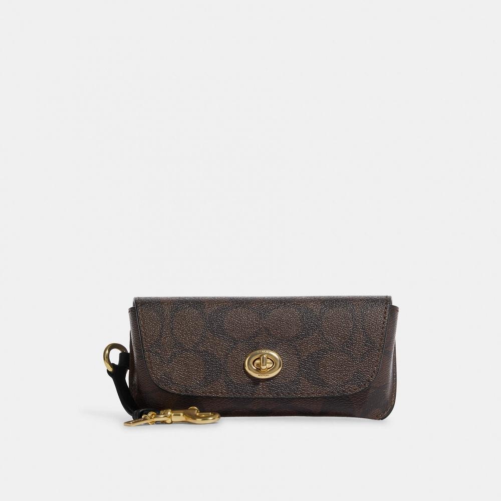 

Чехол для солнцезащитных очков Coach из фирменной канвы