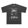 Maglietta The Thing John Carpenter Horror SiFi Film Culto They Live Principe delle Tenebre Top da Uomo Cotone Camicia Stampata Retrò
