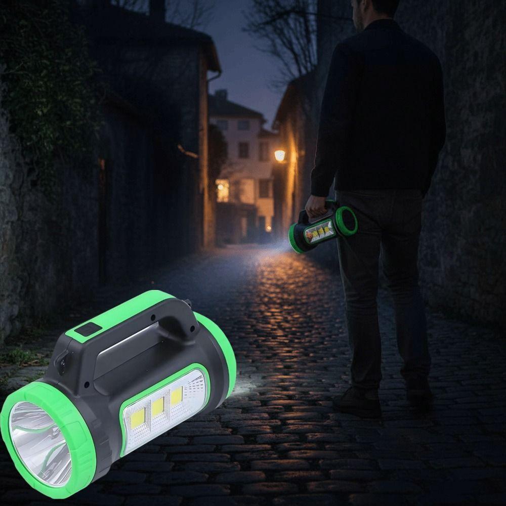 Long Lasting Solar LED Flashlight Super Bright Camping Lantern Emergency Repair