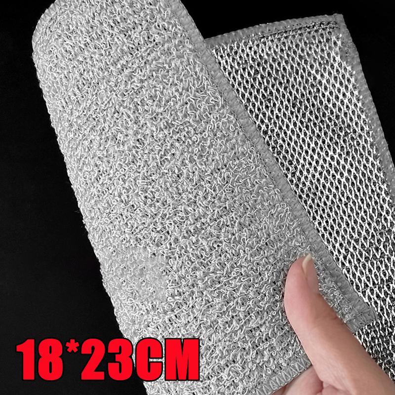 

Новейшие 10-1 шт. улучшенные салфетки из стальной проволоки для мытья посуды, кастрюль, сковородок, двухсторонние утолщенные салфетки для мытья посуды, полотенец, чистых тряпок 1PC