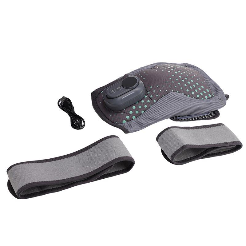 

LITE-Rechargeable Massager Remote Control Heated Massage Shoulder Pad Heat Compression Shoulder Therapy сірий колір