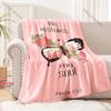 6 Size Christian Bible Psalm Flannel Art Blanket Sofa Bed Cover Four Season Soft Fluffy Quilt Blanket Flannel Throw Warm Gifts