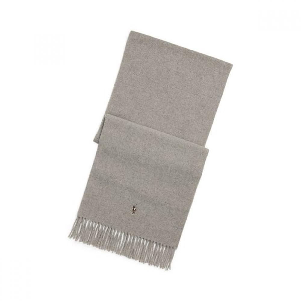 Polo Ralph Lauren Men S Fringe Virgin Wool Scarf mapohgS0j320910020 ONE