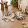 Cute Shaped, 3D Animal Irregular - Floor, Soft Plush Carpet for Bedroom Living Room Decor
