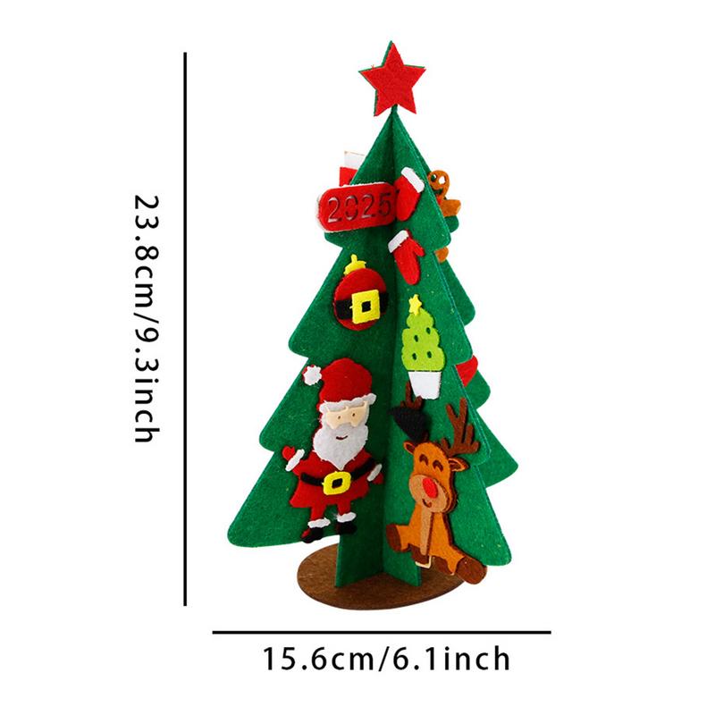 Christmas Trees Craft Kits Creative Christmas Craft Ornament Christmas Arts And Craft Kit Small Children's Christmas Tree Holida