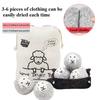 Wool Felt Ball Anti-static Washing Machine Anti Entanglement Washing Ball Wool Ball Gray Wool Drying Ball Sticky Wool Ball