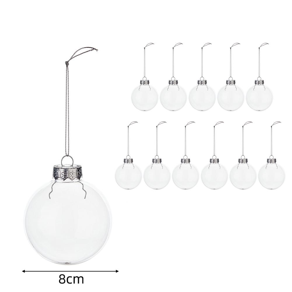 Clear Acrylic Balls for Christmas Tree Wedding Party Decorative Use