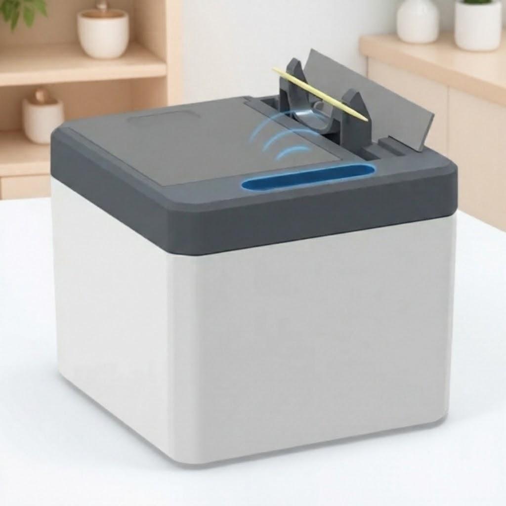 

Smart Induction Toothpick Dispenser Automatic Electric Toothpick Holder Home Kitchen Restaurant Decor синій
